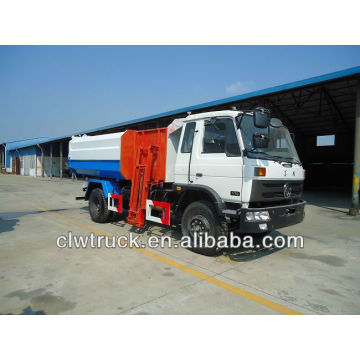 Dongfeng 12m3 camião de lixo auto-carregador com dumper